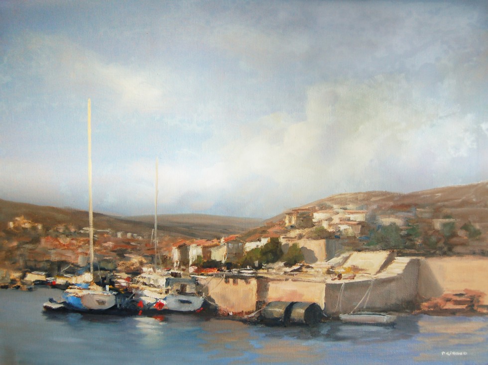 Peinture : Bateaux Port de la Ciotat