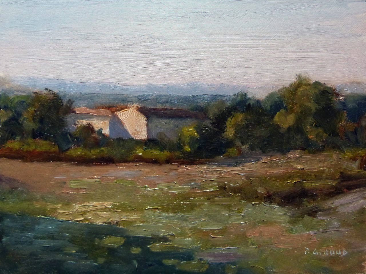 Peinture : Vers Aubignosc 