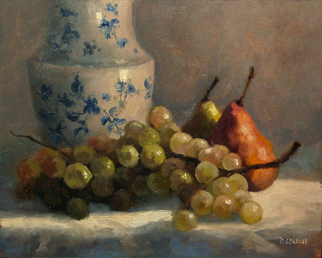 Peinture : Grappe de Raisin 