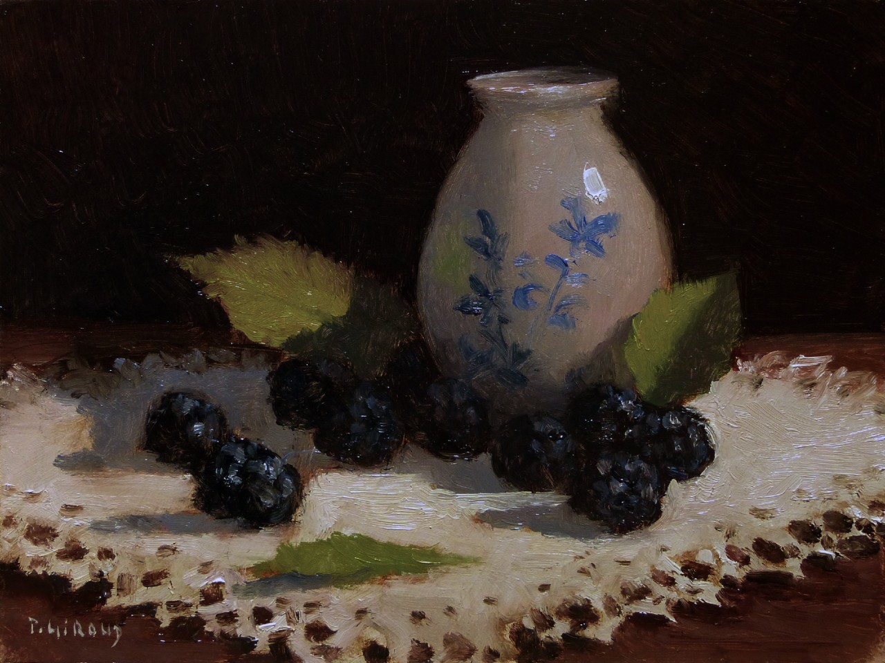 Peinture : Mûres 