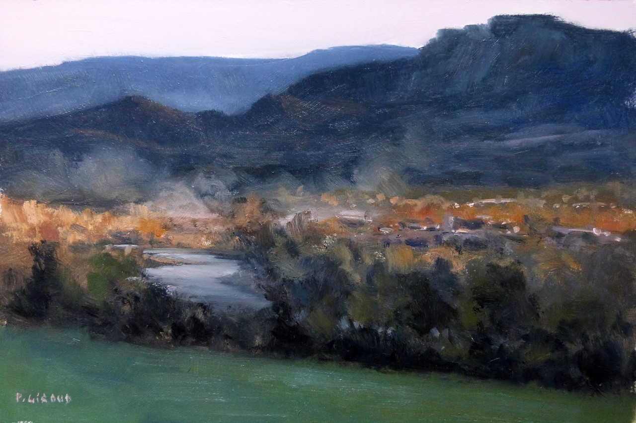 Peinture : Buëch près de Ribiers 