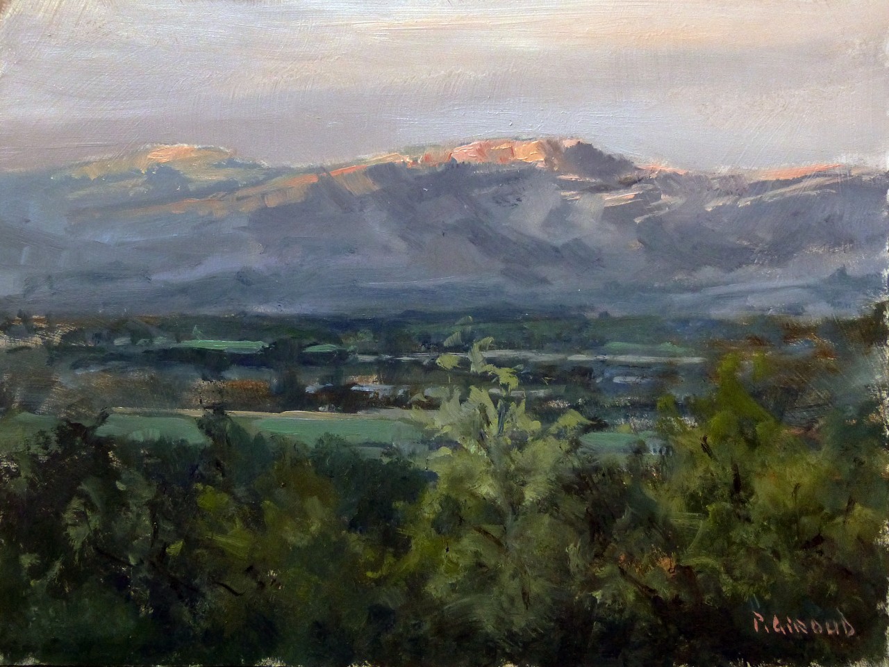 Peinture : Soleil Levant 