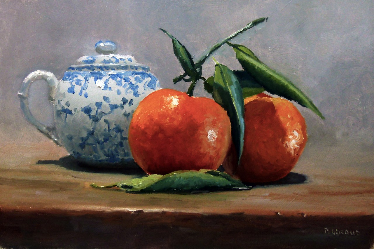Peinture : 2 Clémentines 
