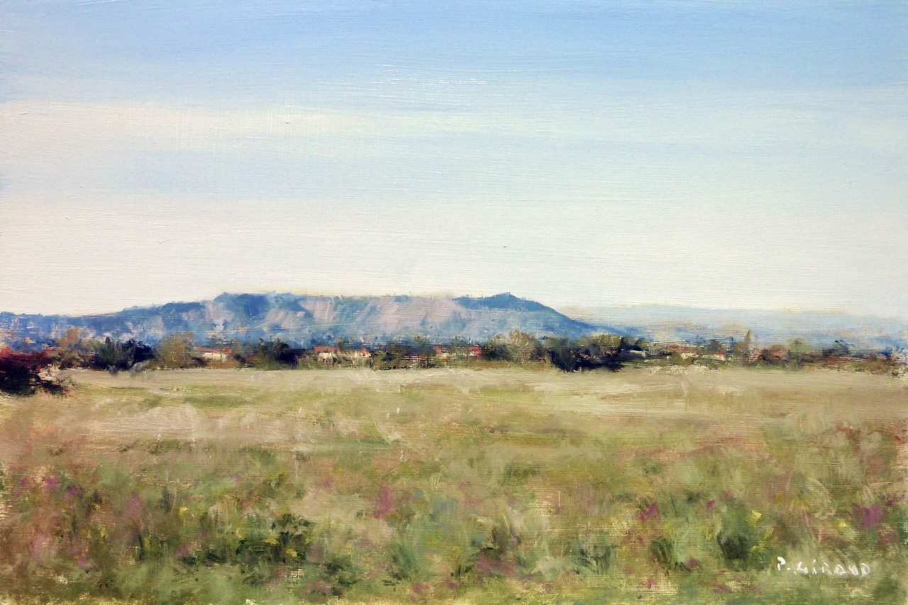 Peinture : Plaine de la Crau 