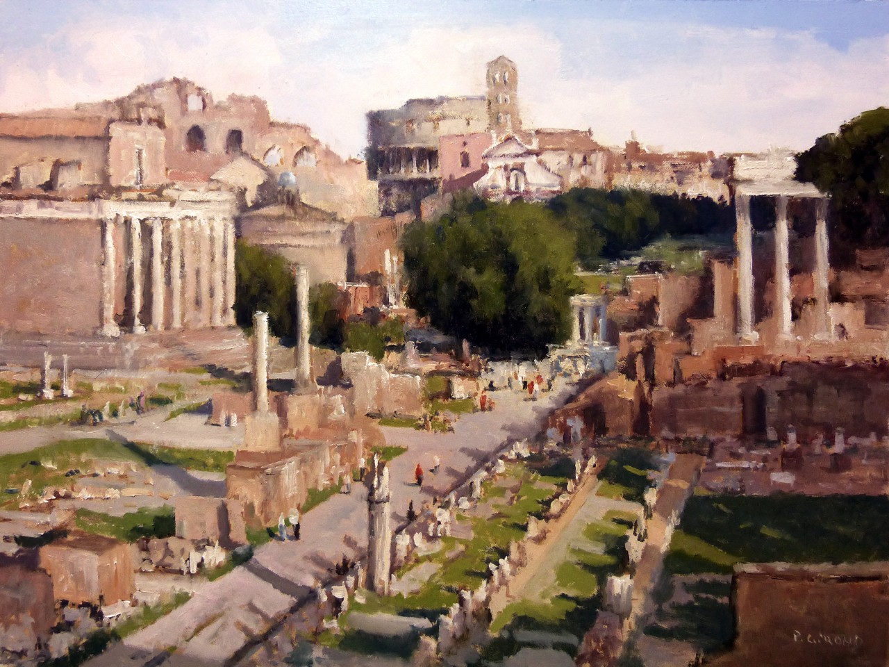 Peinture : Rome Cité Antique 