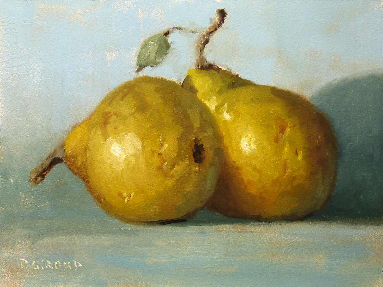 Peinture : 2 Poires 
