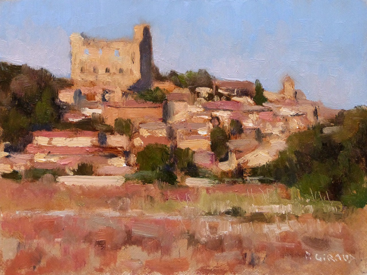 Peinture : Châteauneuf du Pape 
