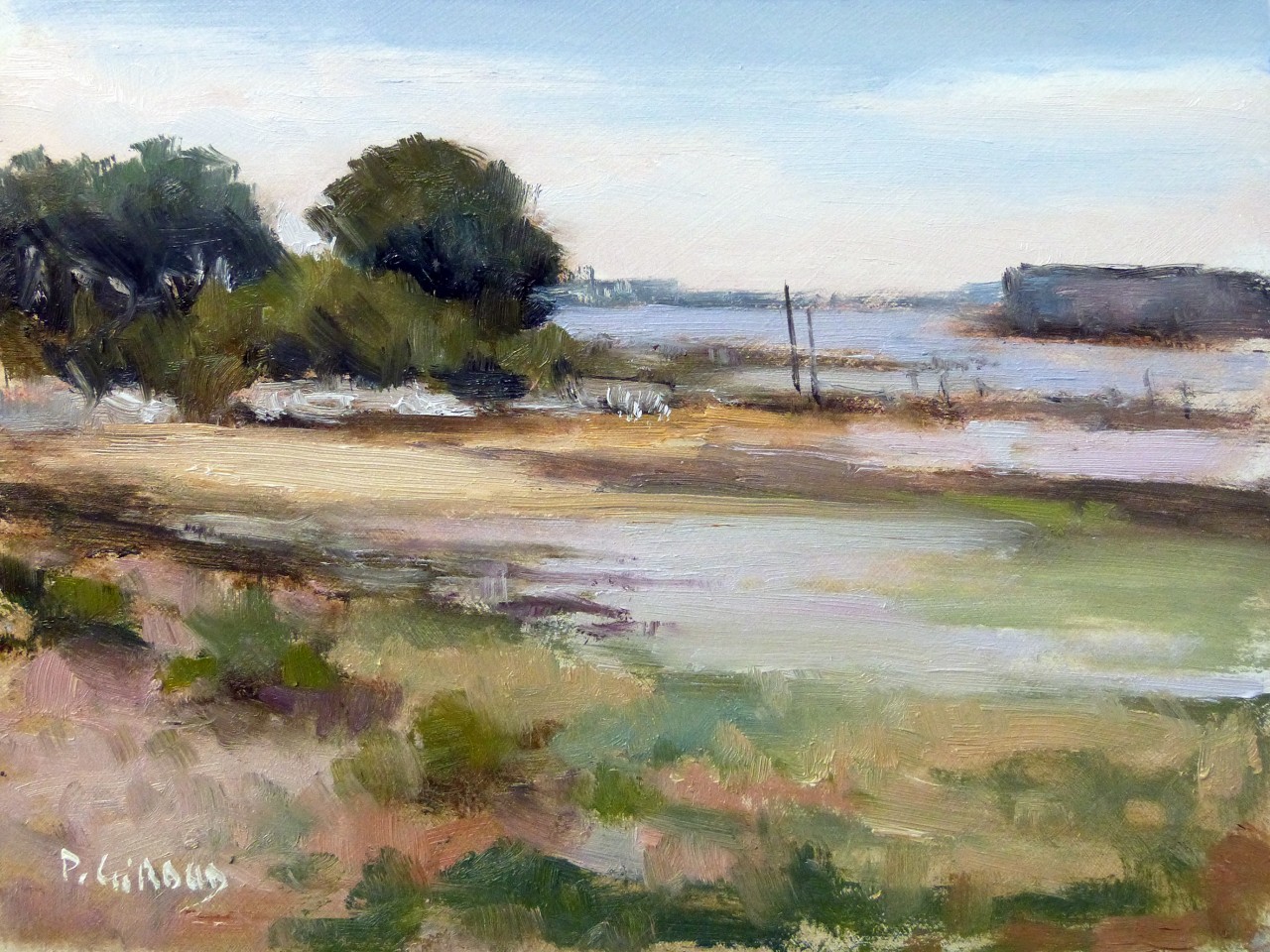 Peinture : Plage sur l'île d'Aix 