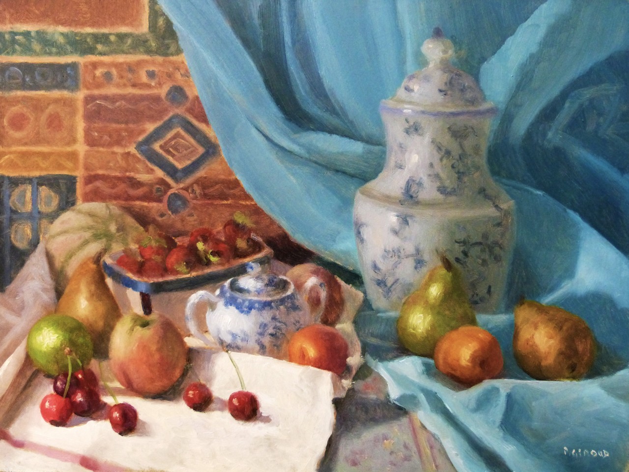 Peinture : Fruits 