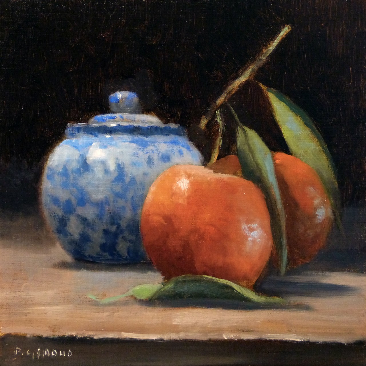 Peinture : Mandarines 