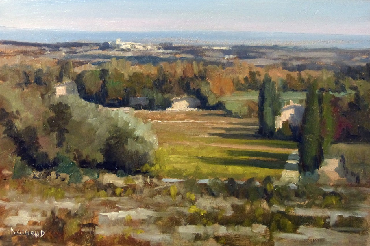 Peinture : Automne dans le Vaucluse