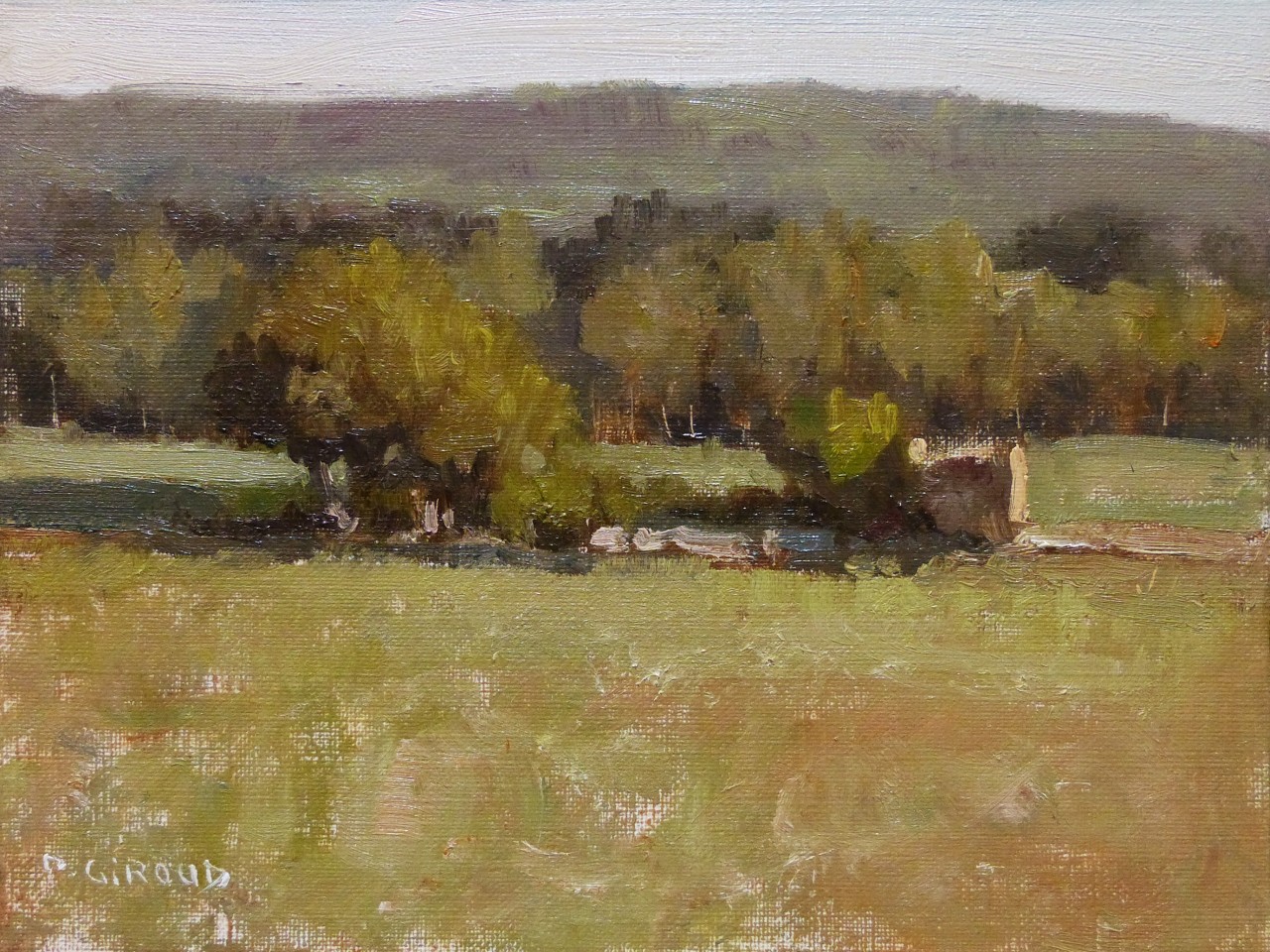 Peinture : Cabanon vers Vilhosc