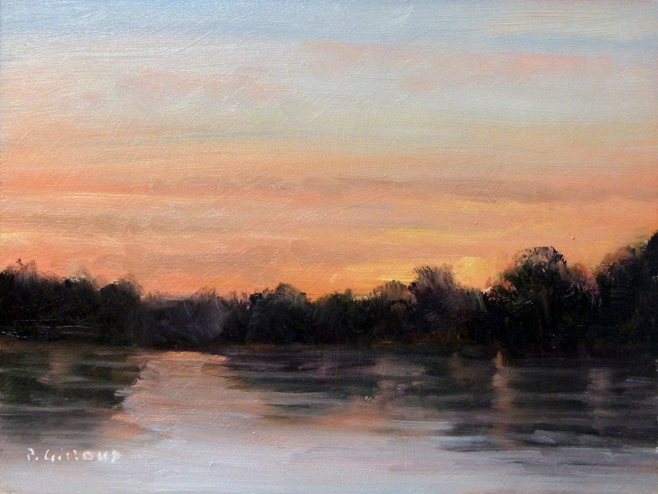 Peinture : Fin de Journée 