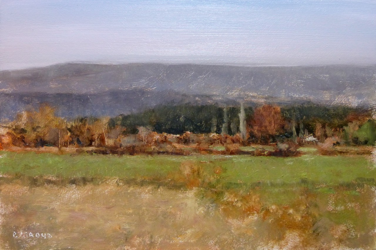 Peinture : Automne en Haute Provence