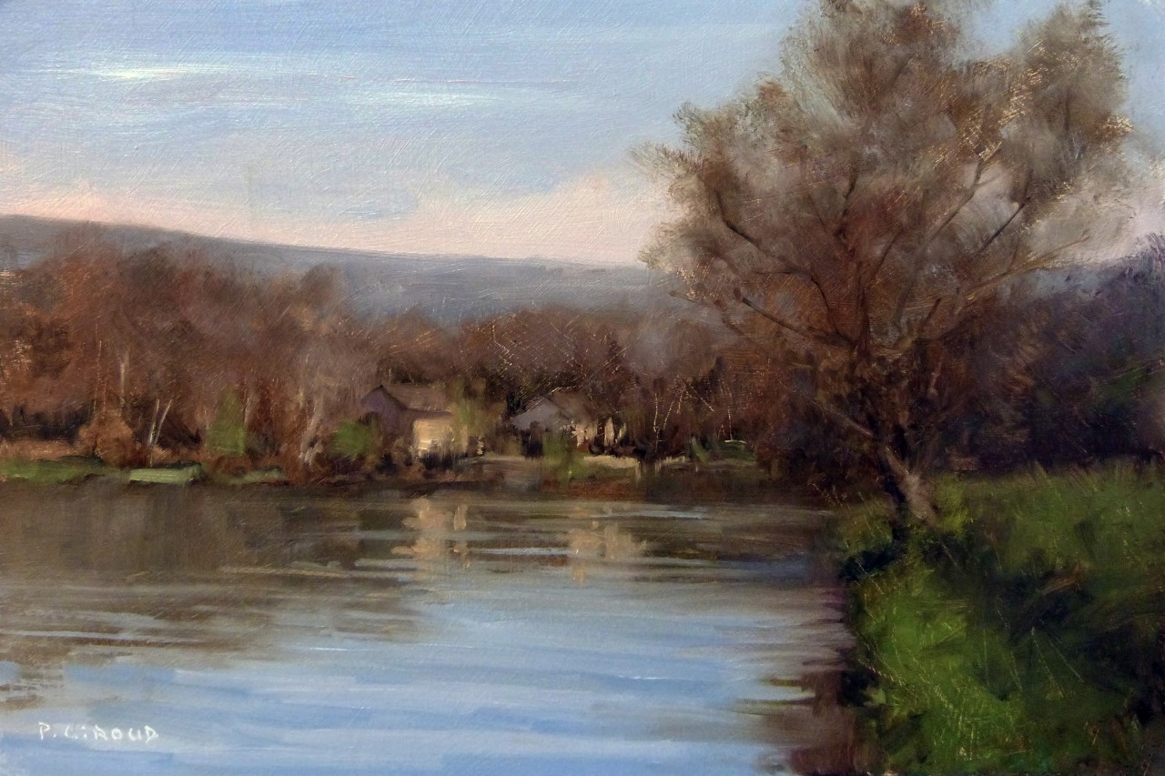 Peinture : La Durance 