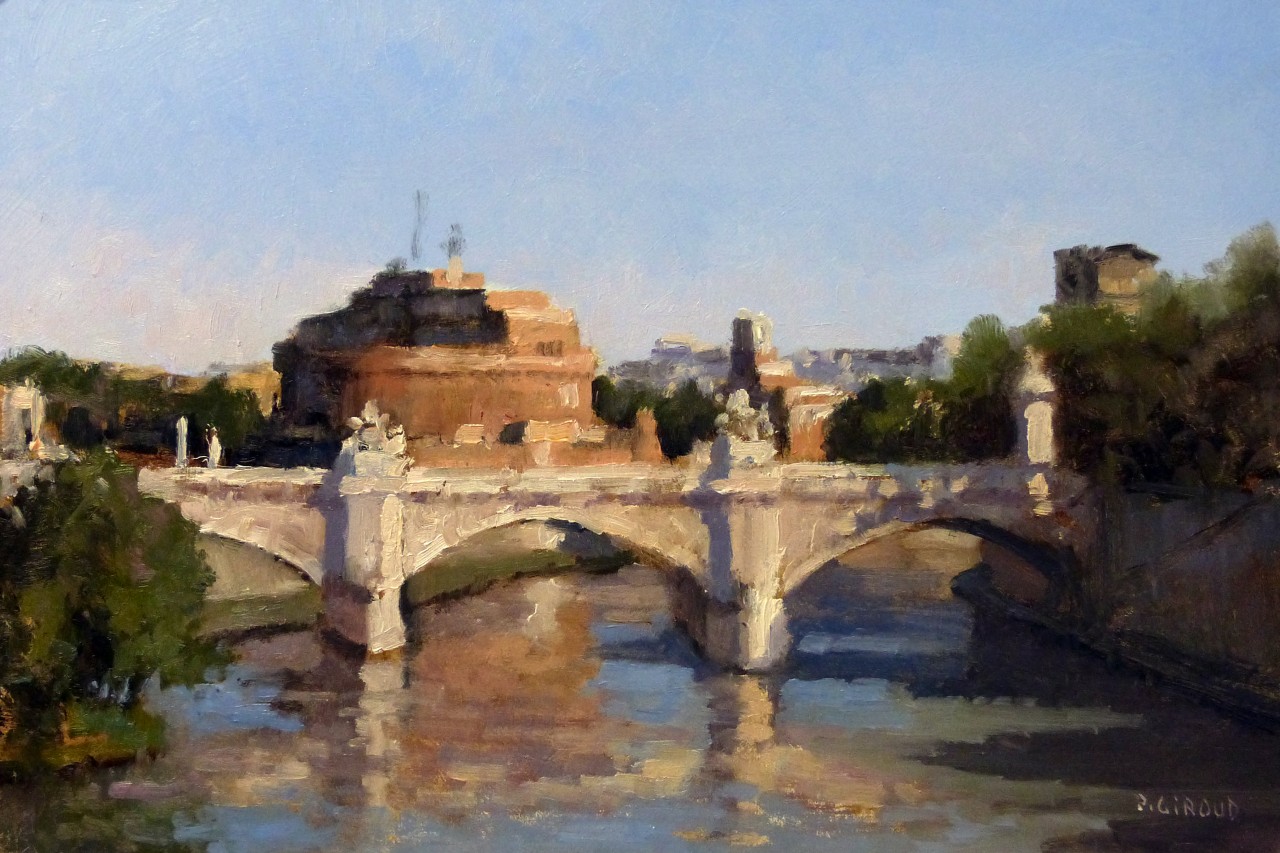 Peinture : Château St Ange (Rome)