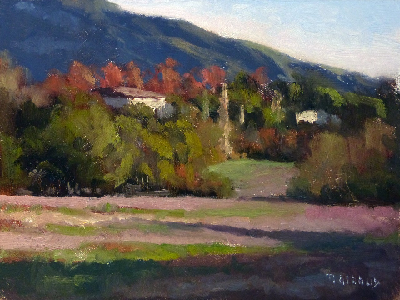 Peinture : Vers la Baume (Sisteron) 