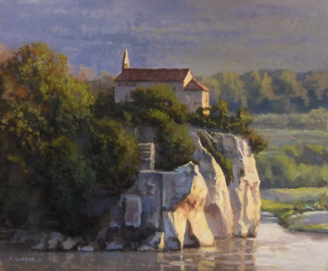 Peinture : Chapelle Ste Madeleine (Mirabeau) 