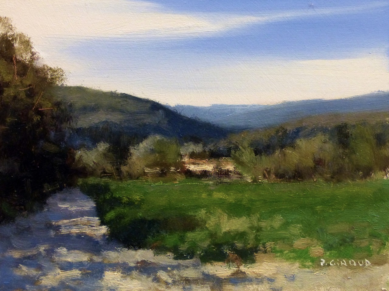 Peinture : Ferme vers Peipin 