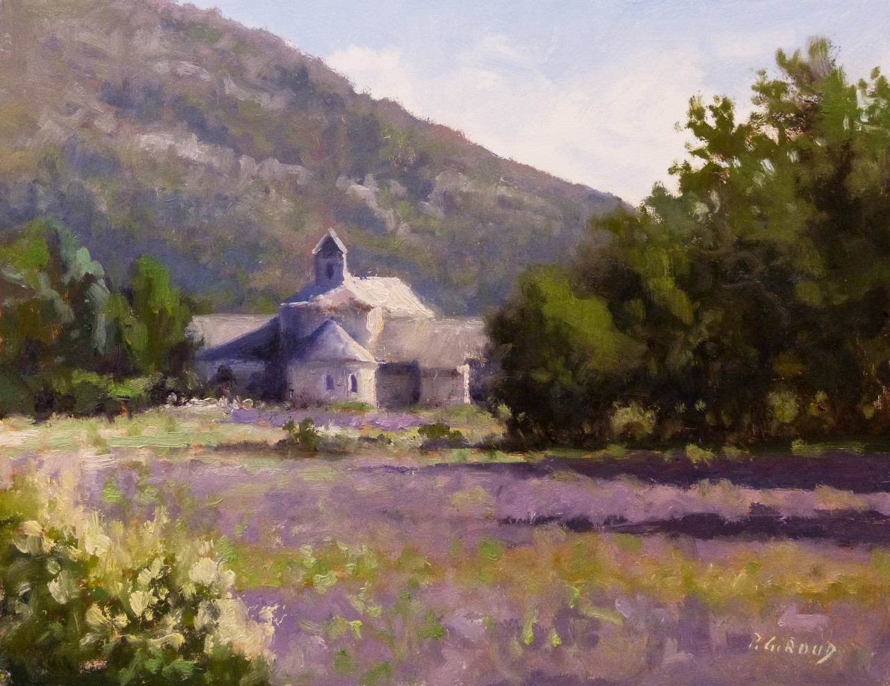 Peinture : Abbaye de Sénanque