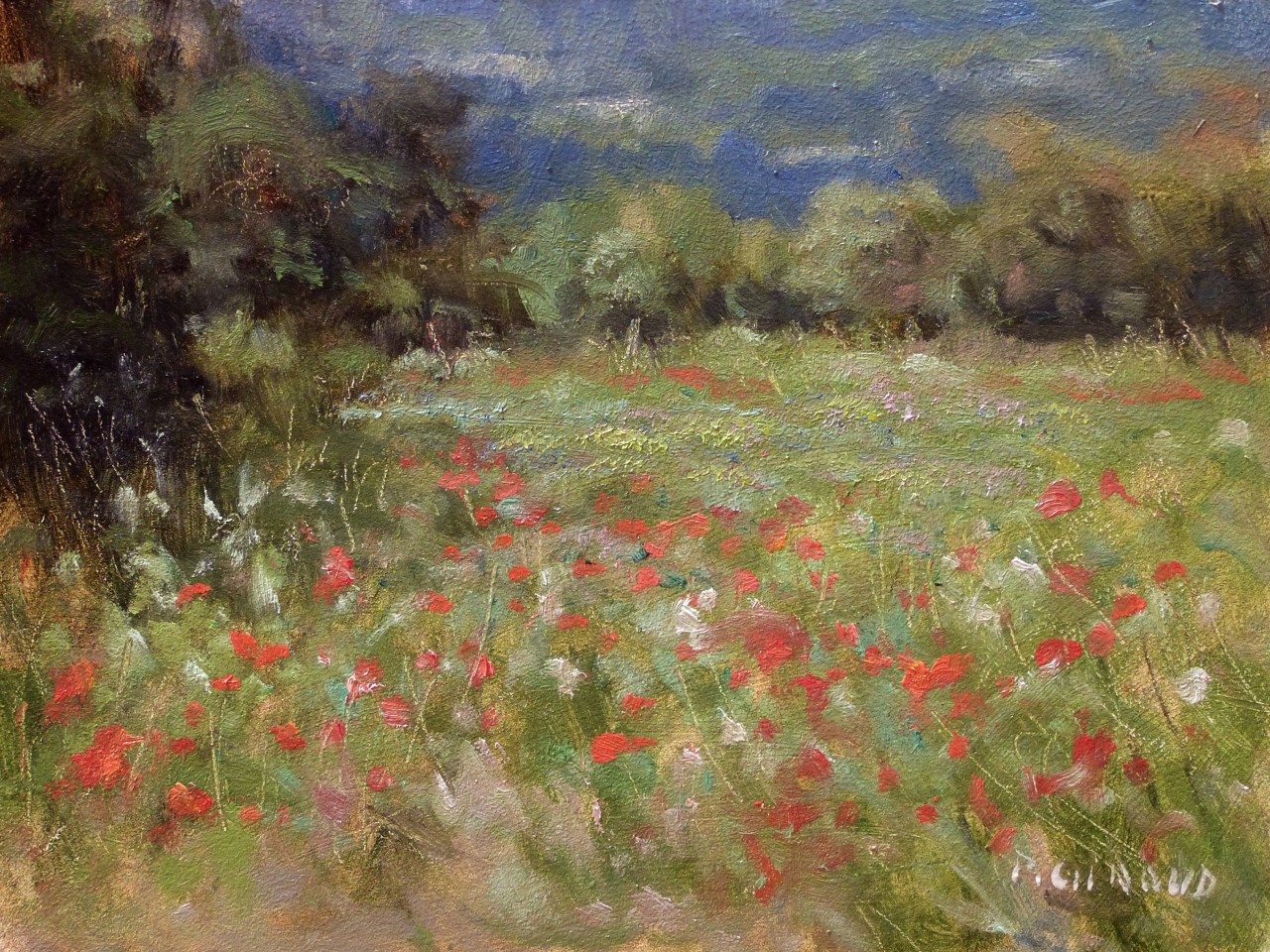 Peinture : Coquelicots 