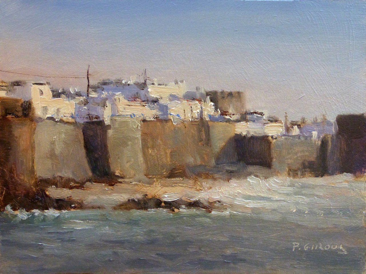 Peinture : Bords de Méditerranée 