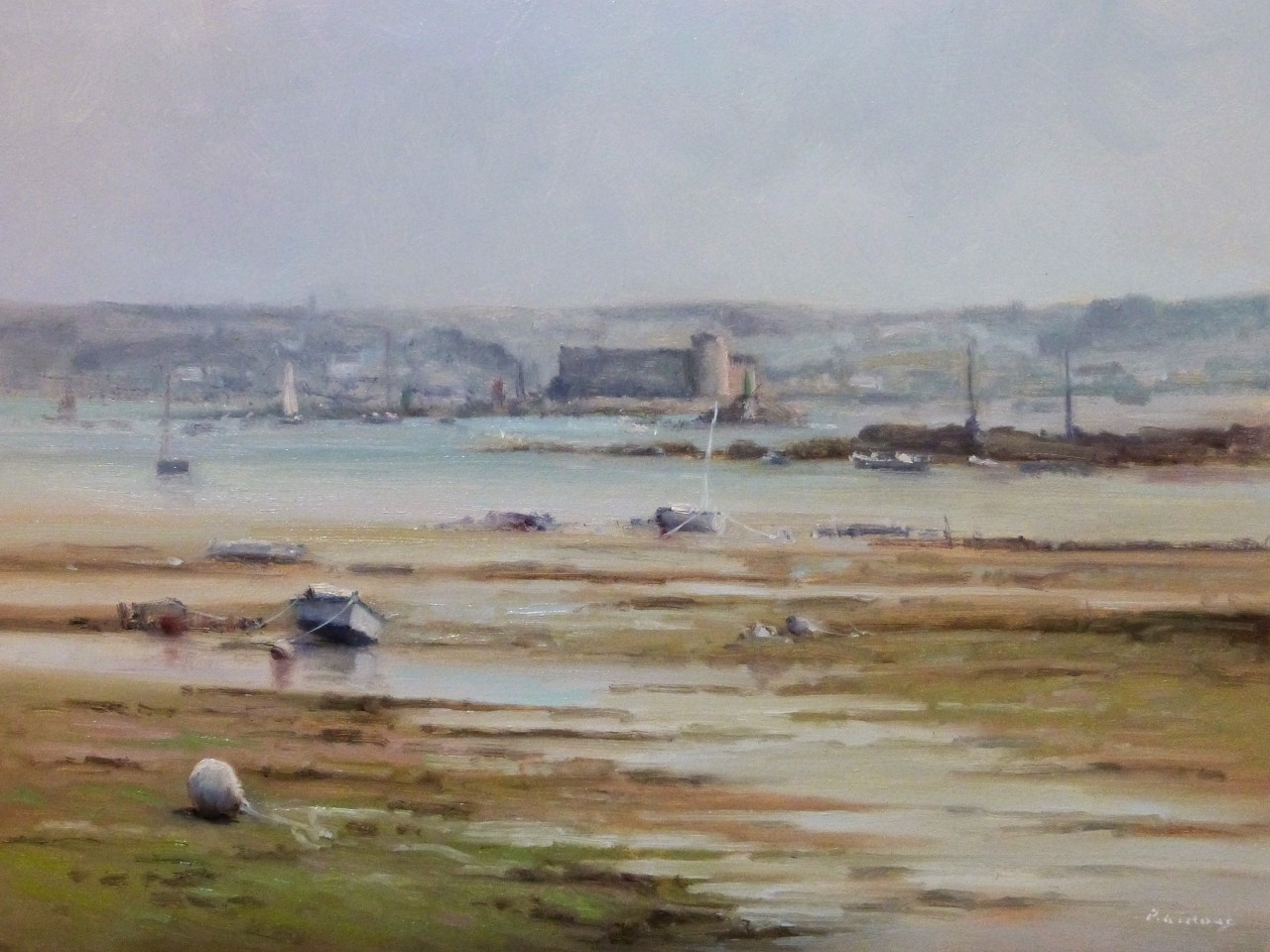 Peinture : Marée Basse à Morlaix