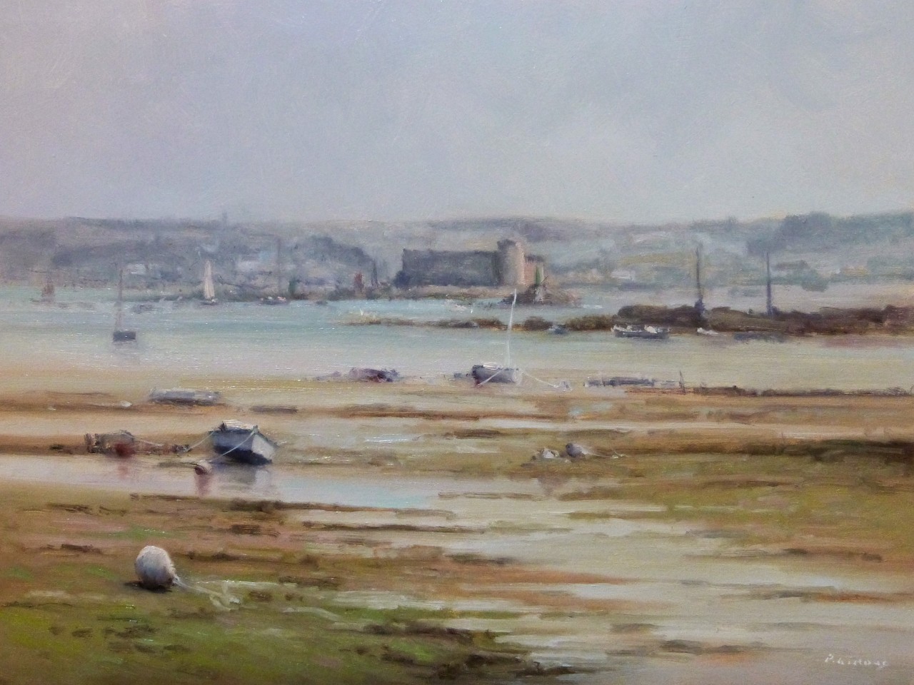 Peinture : Marée Basse à Morlaix 