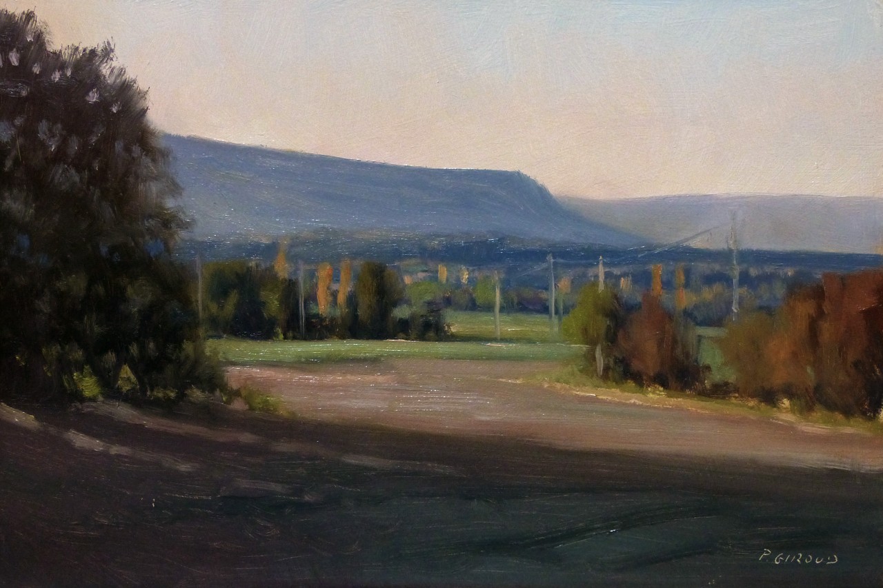 Peinture : Fin de Journée vers Valernes 
