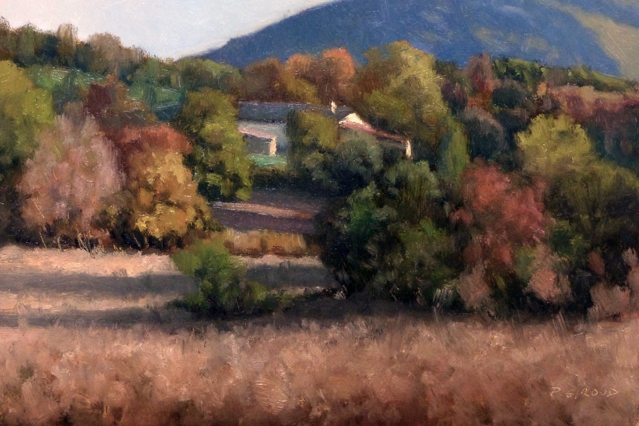 Peinture : Automne vers Sisteron