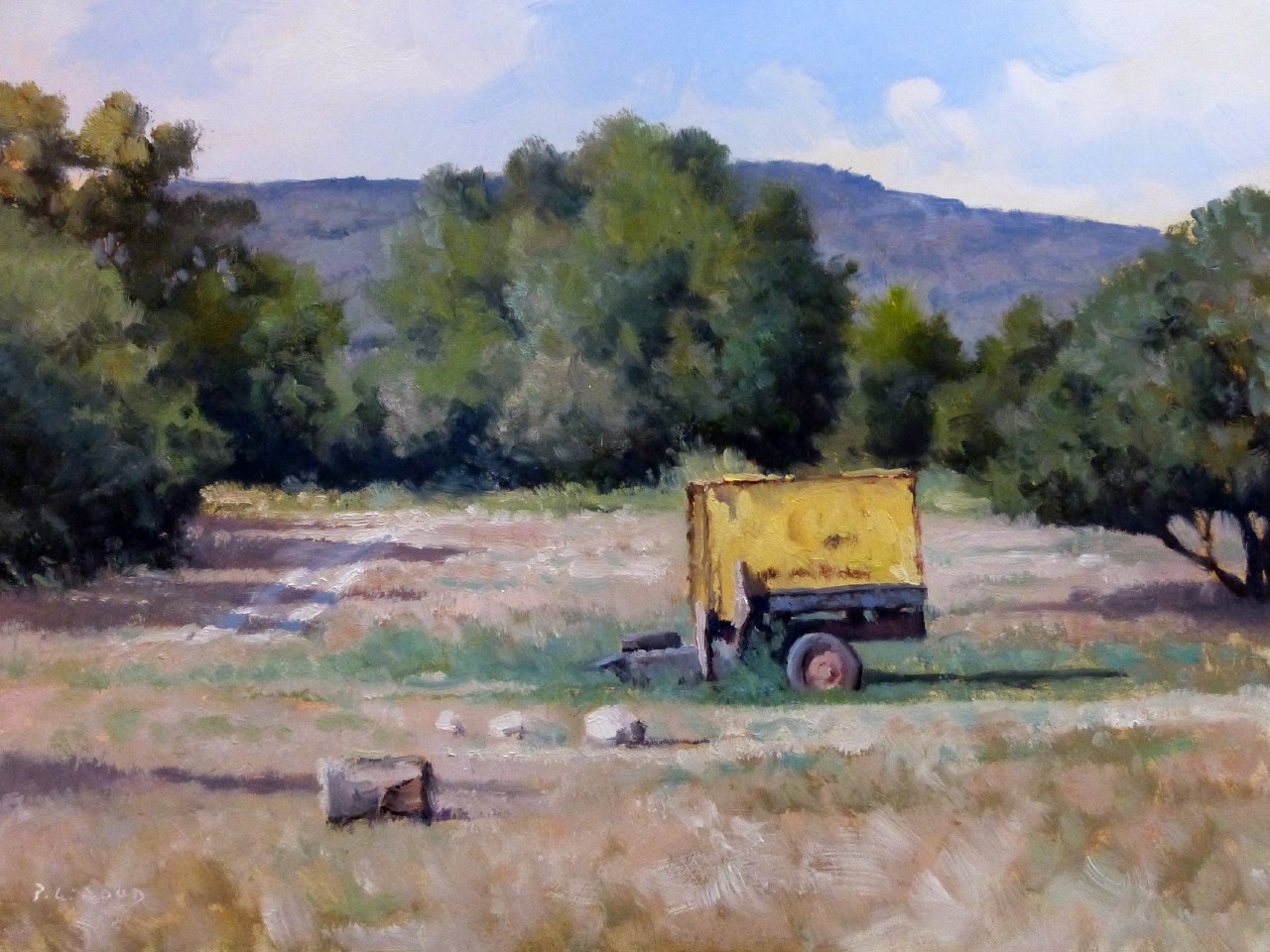 Peinture : Remorque Jaune 