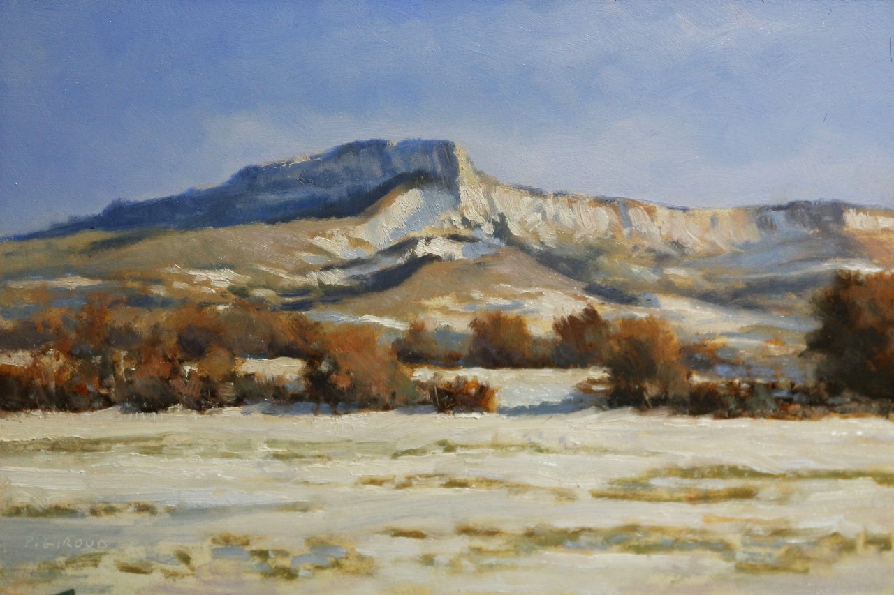 Peinture : Montagne de Gache 