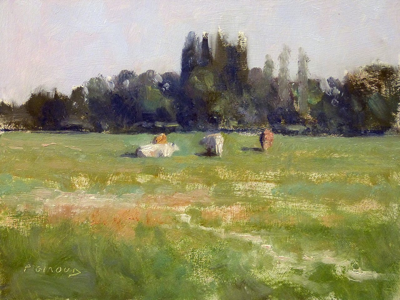 Peinture : 4 Vaches 