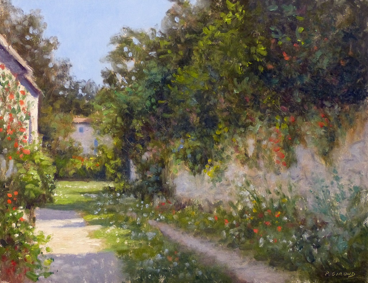 Peinture : Chemin du Paradou 