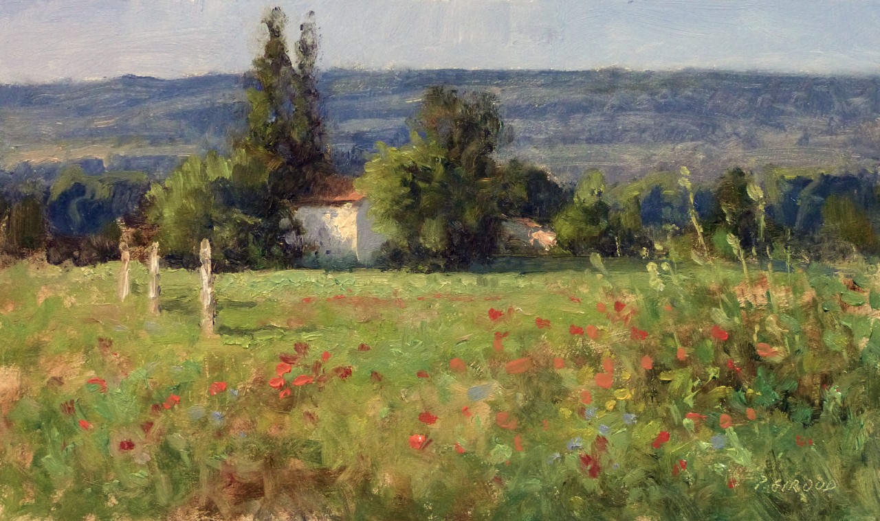 Peinture : Ferme vers Joucas 