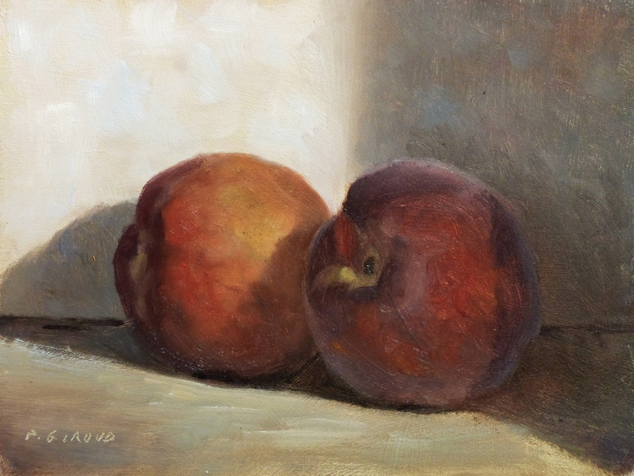 Peinture : 2 Pêches 