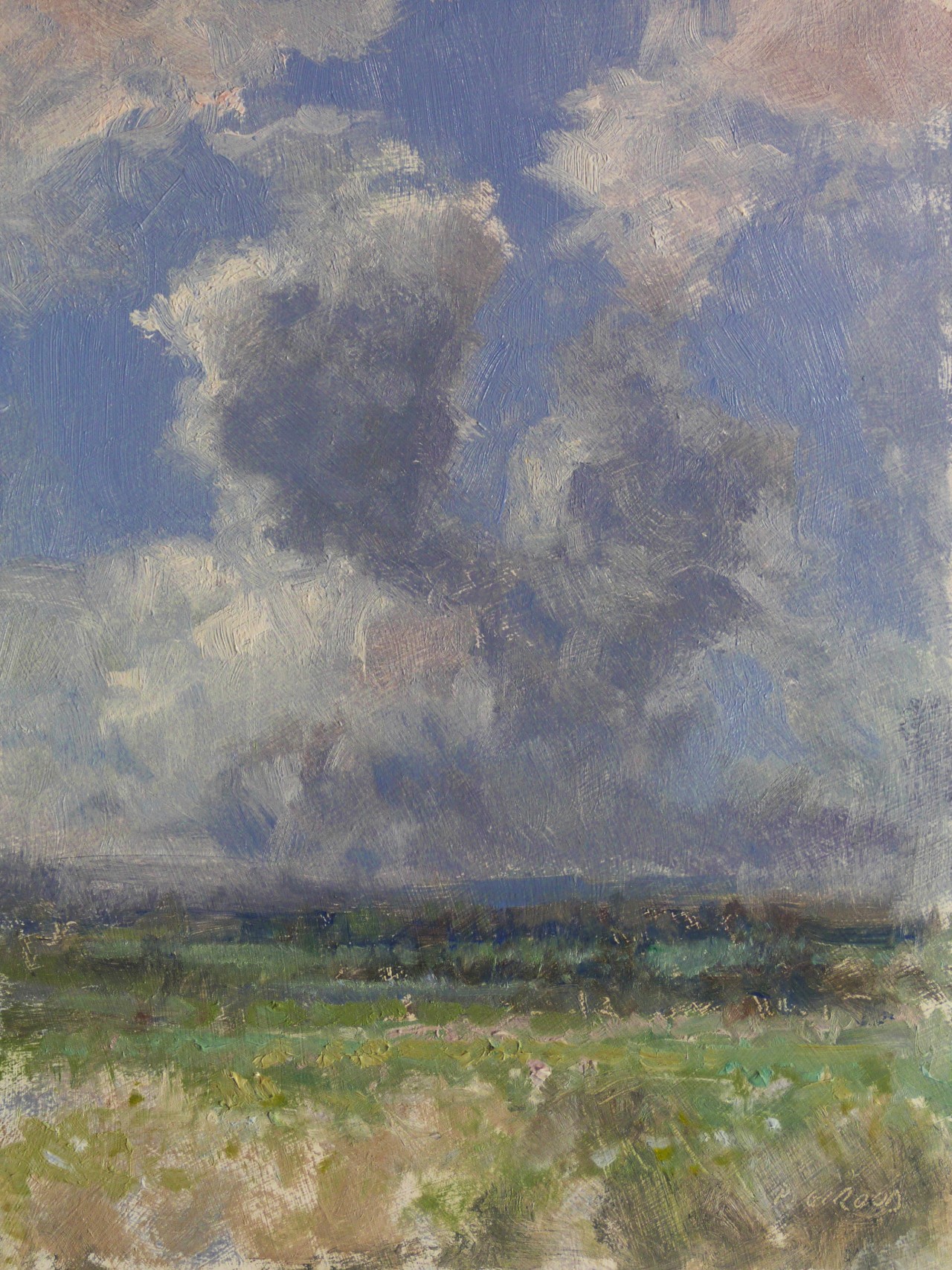 Peinture : Ciel Orageux 