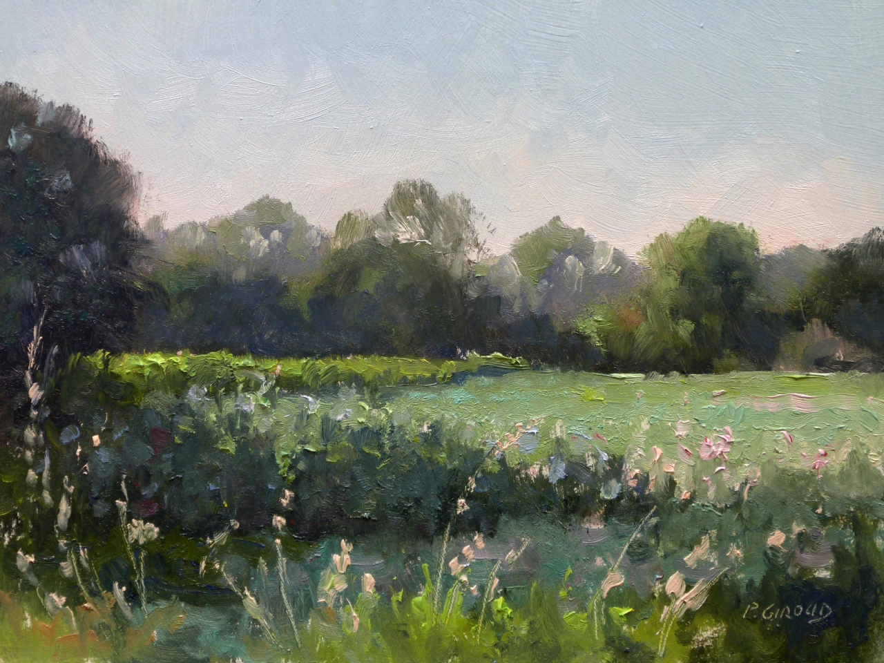 Peinture : Soir d'été 