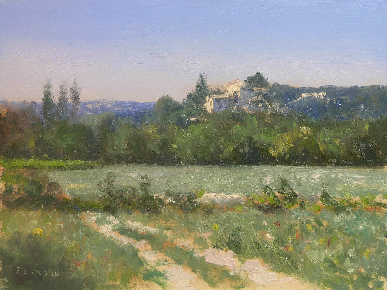 Peinture : Vers Joucas 