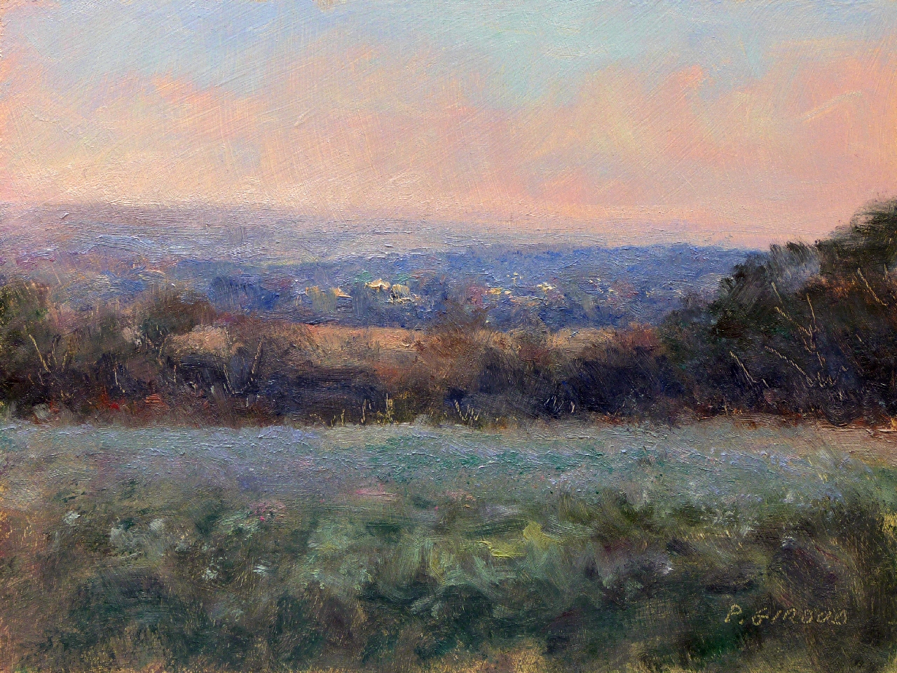 Peinture : Fin de Journée 