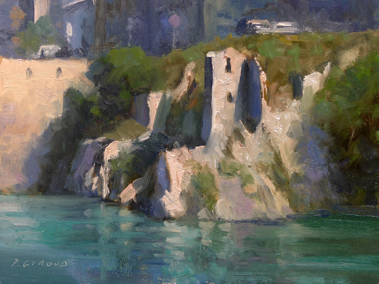 Peinture : Pont de la Baume 