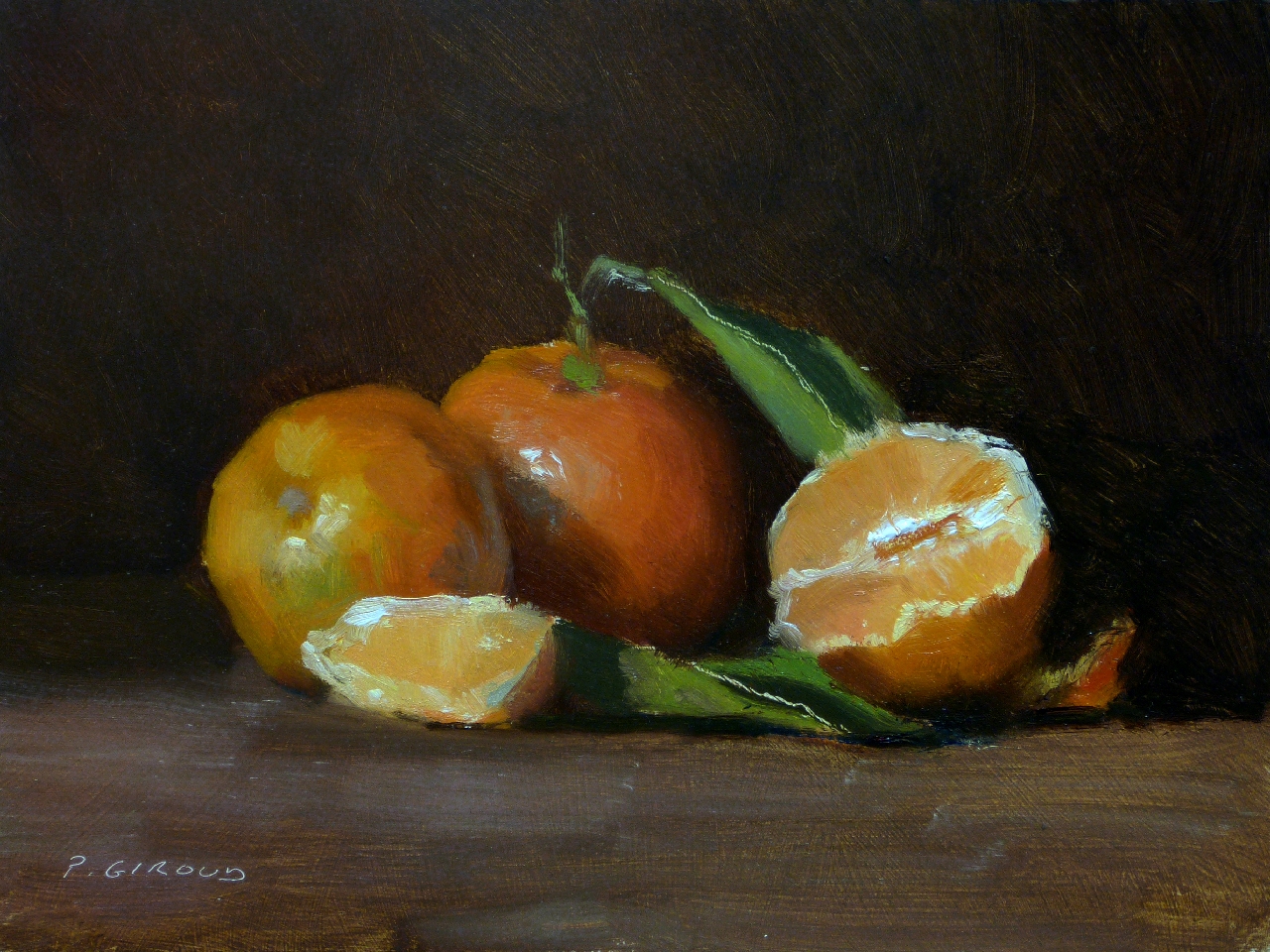 Peinture : Clémentines 