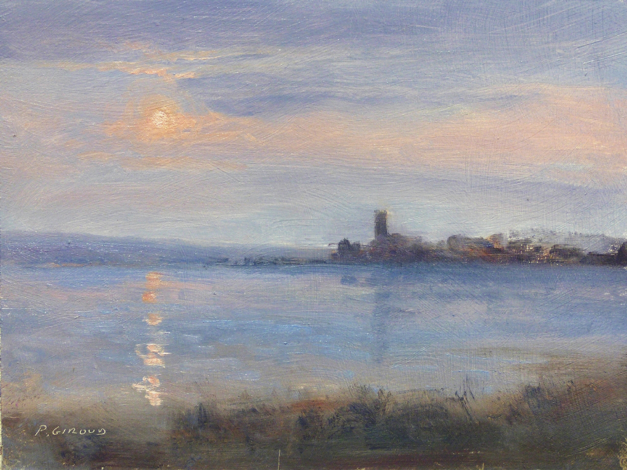 Peinture : Fin de Journée sur la Méditerranée 