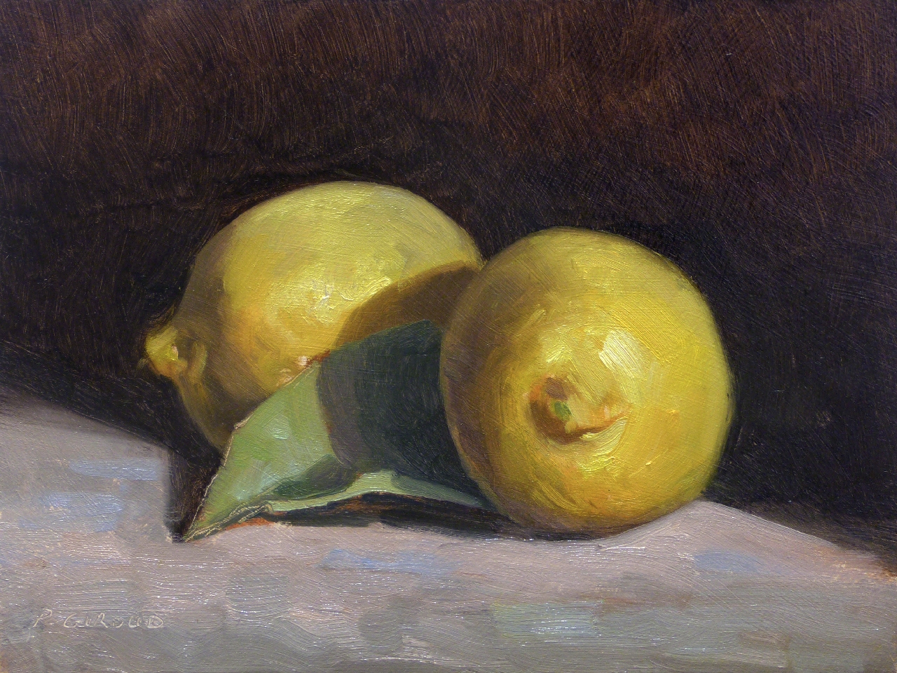 Peinture : 2 Citrons 