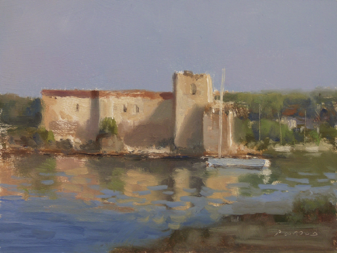 Peinture : Barque Blanche 