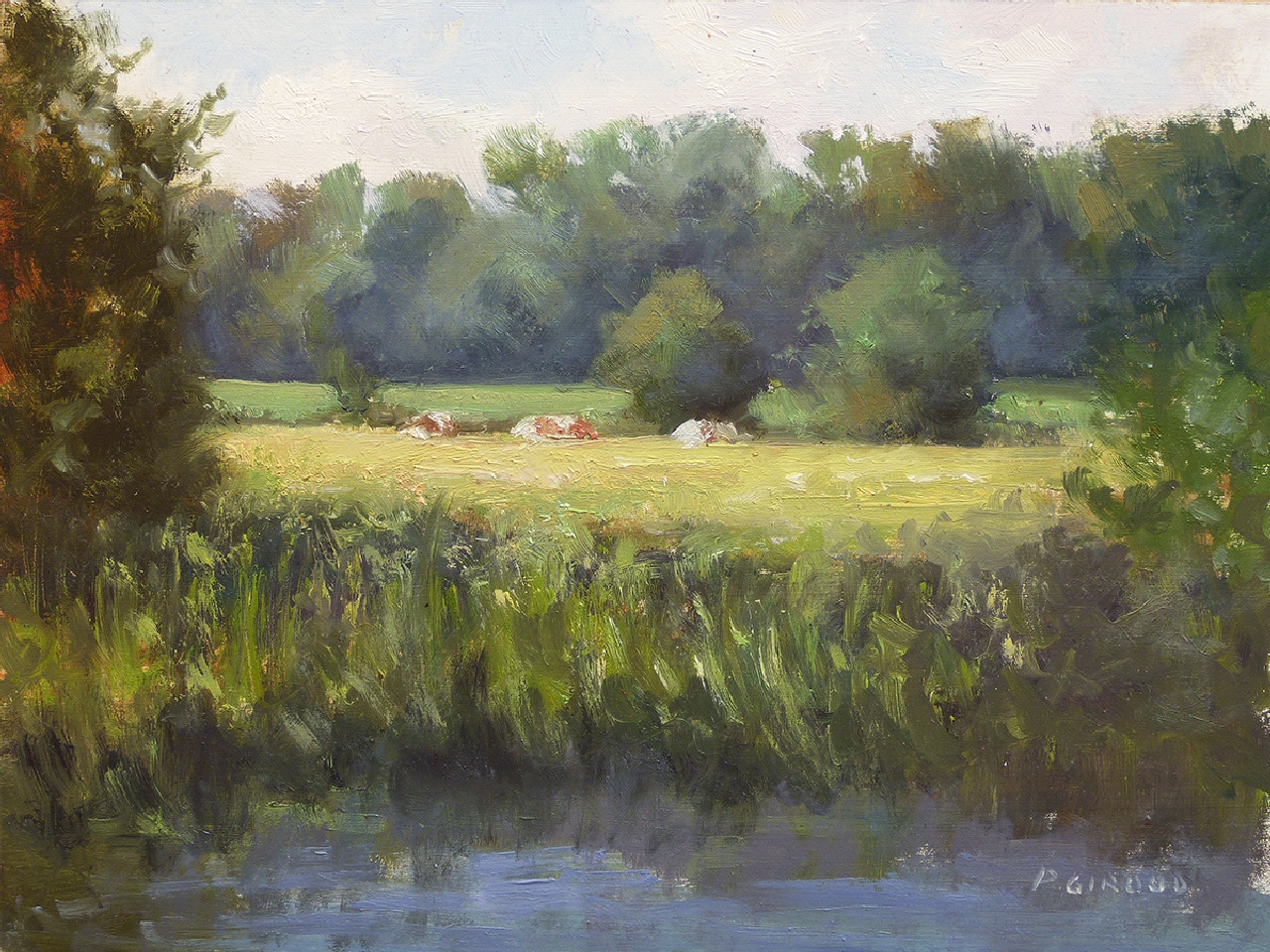 Peinture : 3 Vaches 