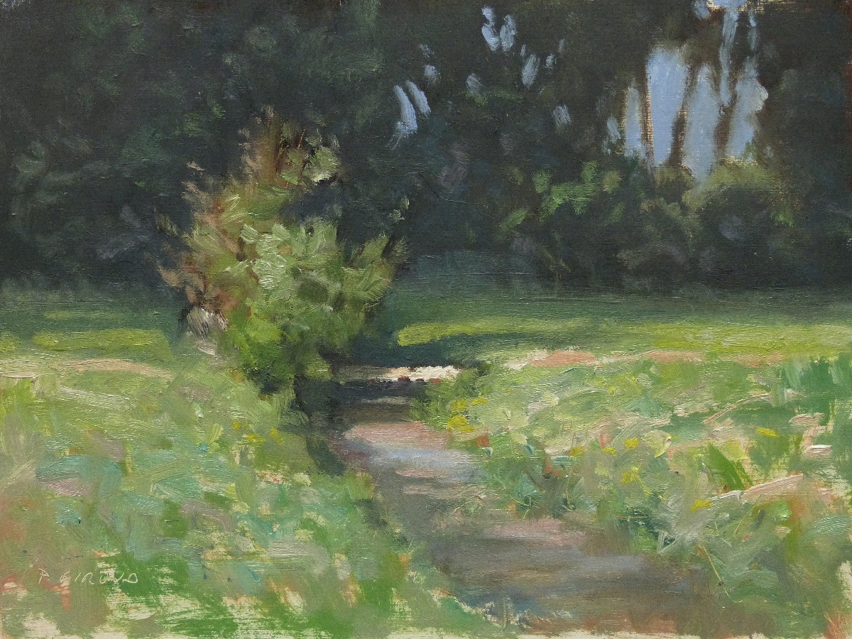 Peinture : Petit Ruisseau (Biziat) 