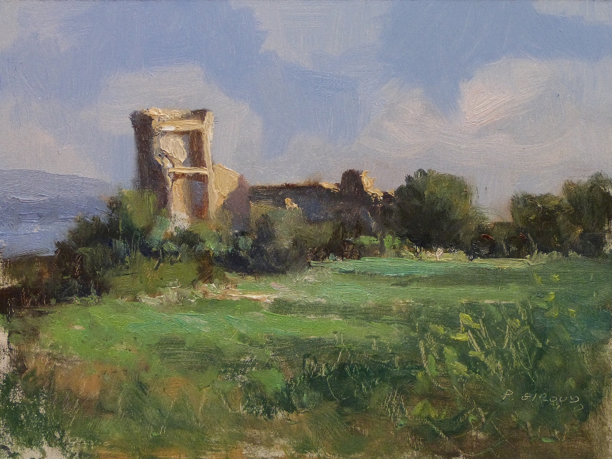 Peinture : Hauteurs de Châteauneuf du Pape 