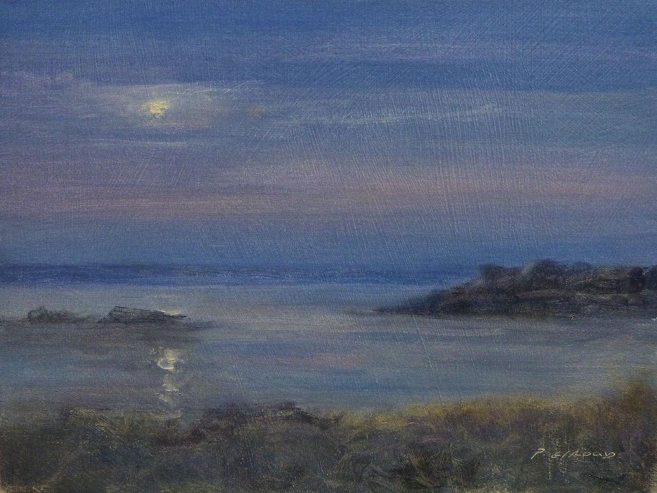 Peinture : Pleine Lune 
