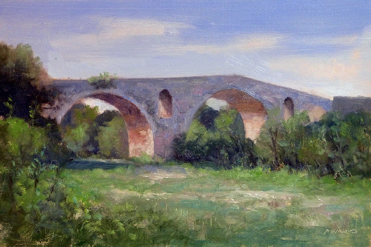 Peinture : Pont Julien